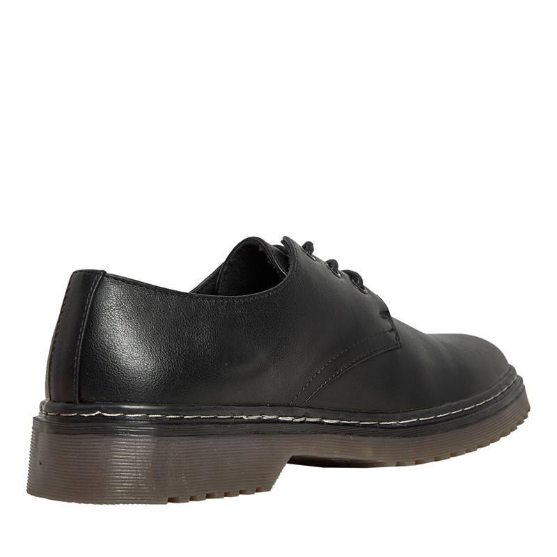 Truffle Collection Womens Buk Derby Shoes Black