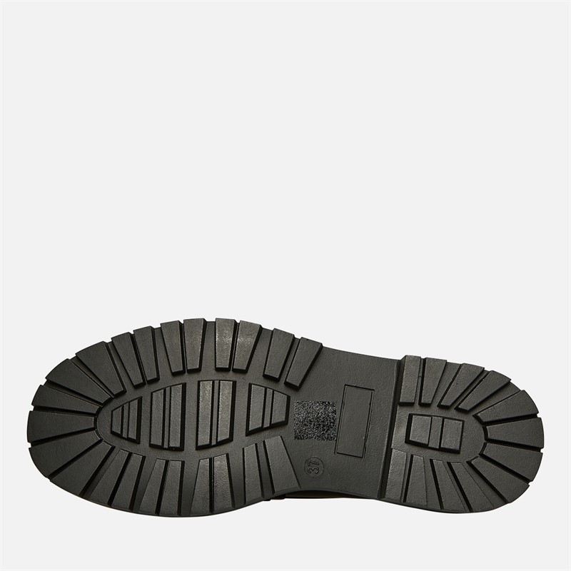 Truffle Collection Womens Cabernet Chunky Loafers Black