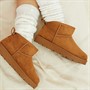Truffle Collection Womens Cola Huggy Boots Chestnut