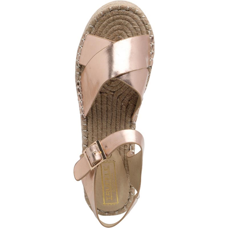 truffle collection rose gold heels