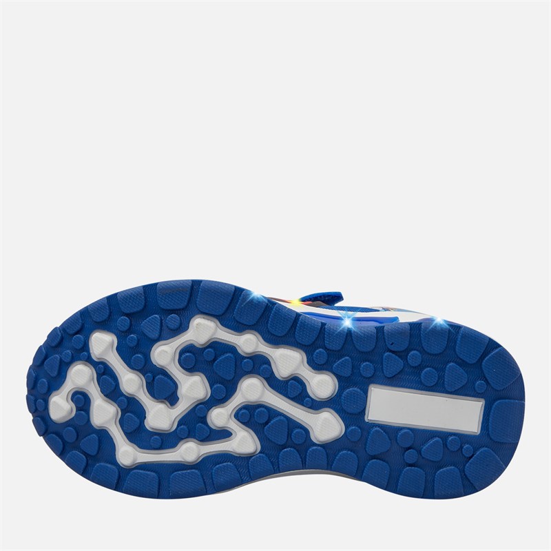 Superman Infant Boys Light Up Trainers Royal
