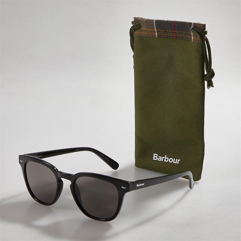 Barbour Sonnenbrille Shiny Black