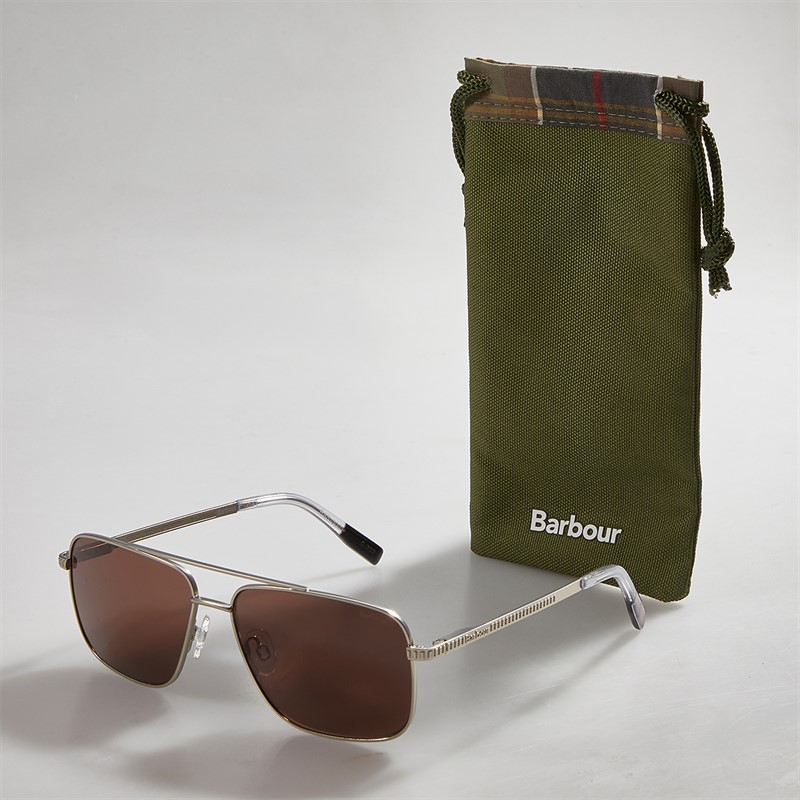 Barbour Herren Sonnenbrillen Matte Silver