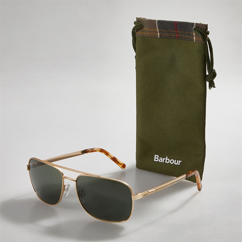 Barbour Herren Sonnenbrillen Matte Gold