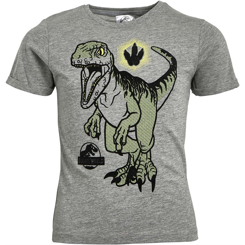 JURASSIC PARK Drenge T-shirts Grå Mergel