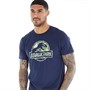 JURASSIC PARK Mens Camo T-Shirt Navy
