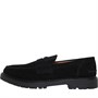 H By HUDSON Mens Radcliffe Suede Loafers Black