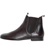 H BY HUDSON Herre H By HUDSON Atherstone Chelsea Sko Mørk Brun
