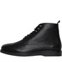 H BY HUDSON Mens Battle Leather Chukka Boots Black
