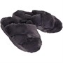 L'amore Couture Dames Carly Pantoffels Donkergrijs