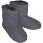 L'amore Couture Womens Shelly Slipper Boots Charcoal Grey