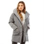 L'amore Couture Dames Pufferjas Grijs