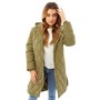 L'amore Couture Dames Hope line Gewatteerde jassen Groen
