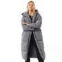 L'amore Couture Dames Fields Maxi Length Donsjassen Grijs