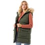 L'amore Couture Vestes sans Manches Brooke Femme Vert Foncé