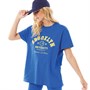 L'amore Couture Dames League Oversized T-shirts Koningsblauw