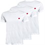 L'amore Couture Womens L'amore Nicole Three Pack T-Shirts White