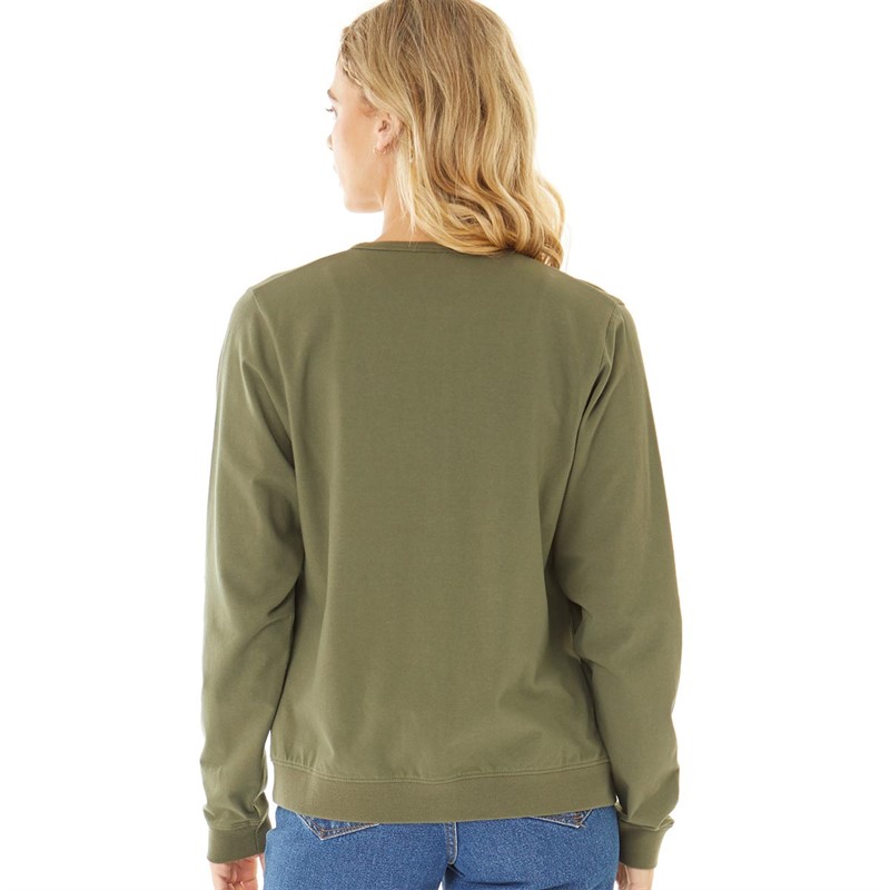 L'amore Couture Womens Forever Cardigan Khaki