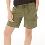 L'amore Couture Womens Garson Cargo Shorts Khaki