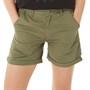 L'amore Couture Womens Grace Chino Shorts Khaki