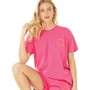 L'amore Couture Womens Orbit T-Shirt Hot Pink