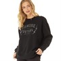 L'amore Couture Womens Bridgewater Sweatshirt Black