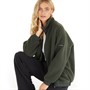 L'amore Couture Womens Dahlia Fleece Khaki