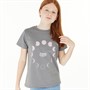 L'amore Couture Girls Eclipse T-Shirt Charcoal