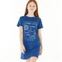 L'amore Couture Girls Tarot T-Shirt Dress Navy