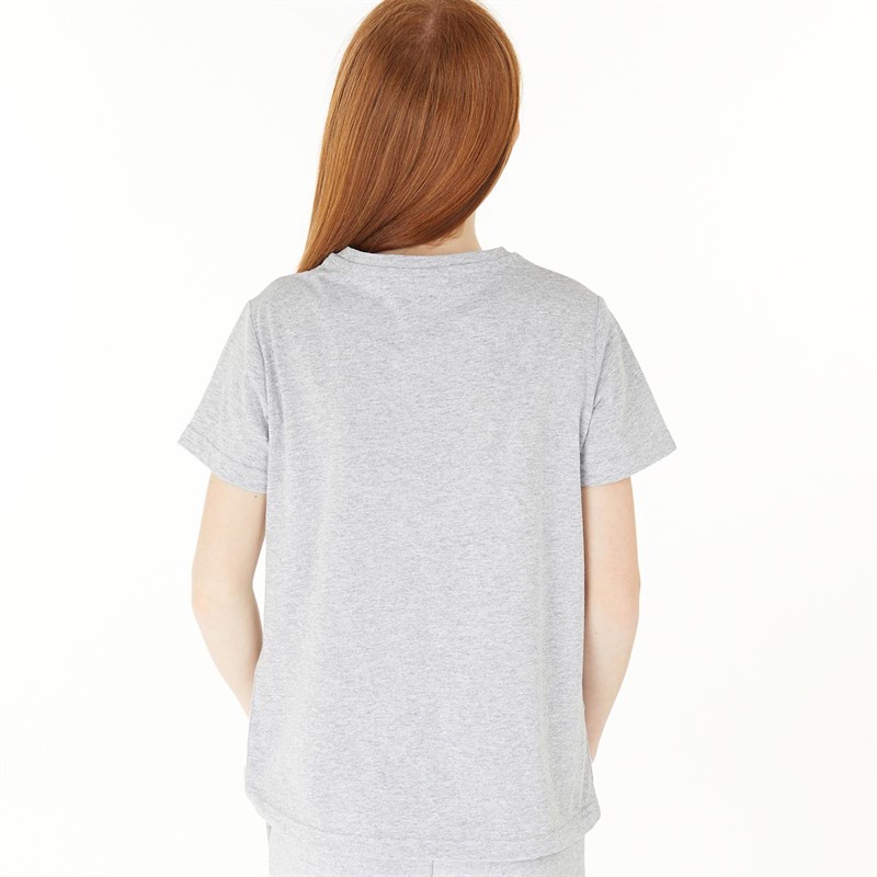 L'amore Couture Girls Beverly Hills T-Shirt Grey Marl