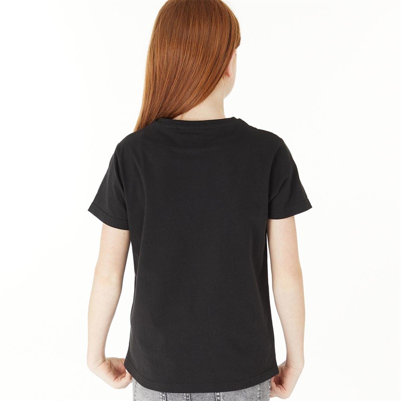 L'amore Couture Girls Lightening T-Shirt Black