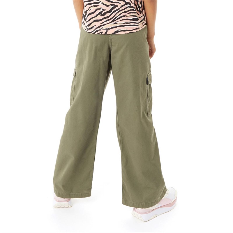 L'amore Couture Girls Jennie Cargo Pant Green