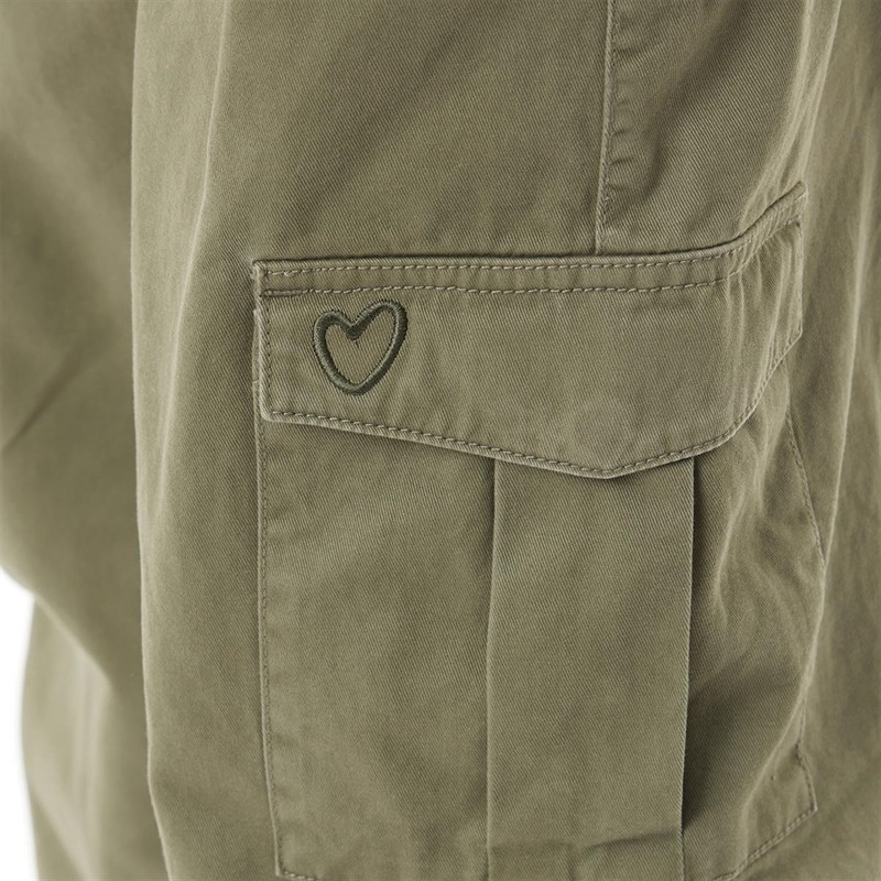 L'amore Couture Girls Jennie Cargo Pant Green