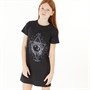 L'amore Couture Girls Lunar T-Shirt Dress Black