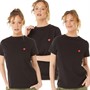 L'amore Couture Womens L'amore Nicole Three Pack T-Shirts Black/Black/Black