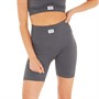 L'amore Couture Womens Ella Seamless Cycling Shorts Charcoal