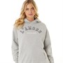 L'amore Couture Womens Stacy Oversized Hoodie Light Grey Marl