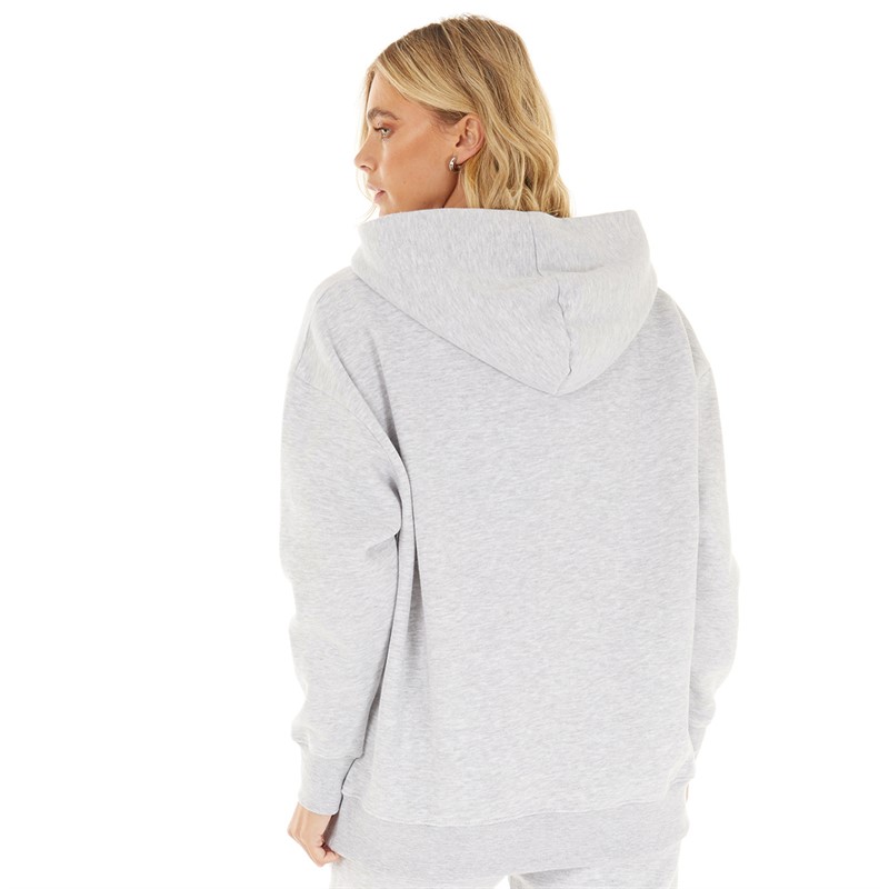 L'amore Couture Womens Victory Hoodie Grey Marl
