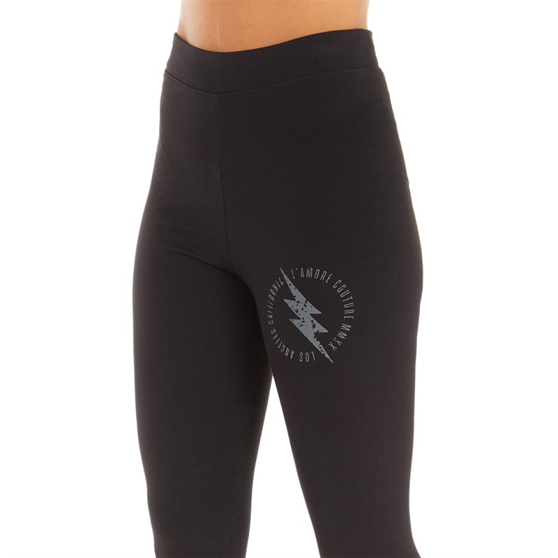 L'amore Couture Womens Spark Leggings Black