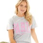 L'amore Couture Womens Paris T-Shirt Grey Marl