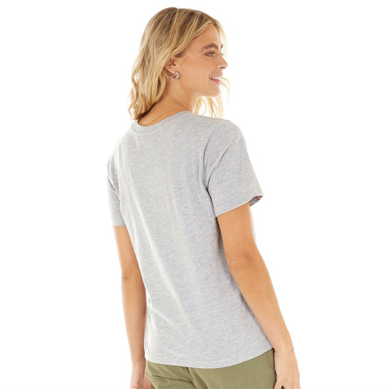L'amore Couture Womens Paris T-Shirt Grey Marl