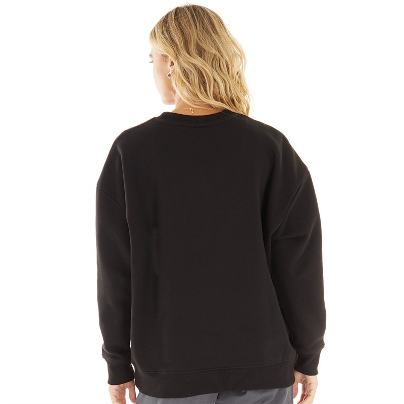 L'amore Couture Womens Powers Sweatshirt Black