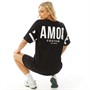 L'amore Couture Womens Ryleigh T-Shirt Black