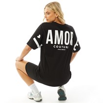 L'amore Couture Womens Ryleigh T-Shirt Black