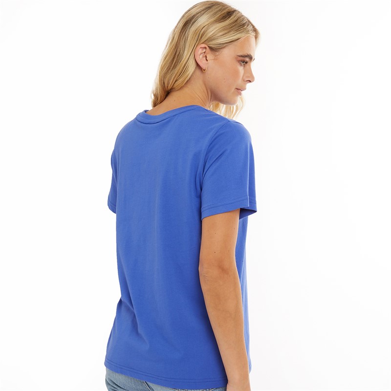 L'amore Couture Womens Boston T-Shirt Cobalt Blue