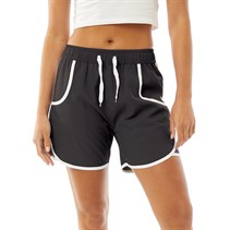 L'amore Couture Womens Aubrey Board Shorts Black