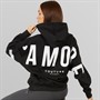 L'amore Couture Womens Ryleigh Hoodie Black