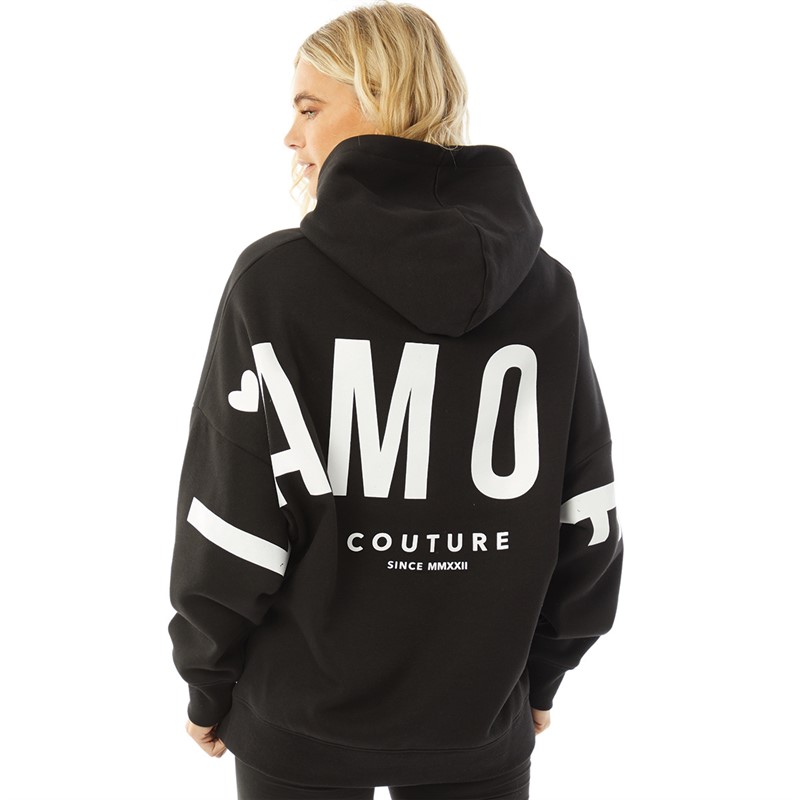 L'amore Couture Womens Ryleigh Hoodie Black