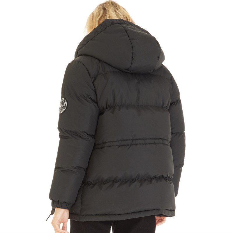 L'amore Couture Womens Lola Short Puffer Black