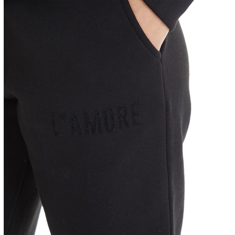 L'amore Couture Womens Weekend Tracksuit Black